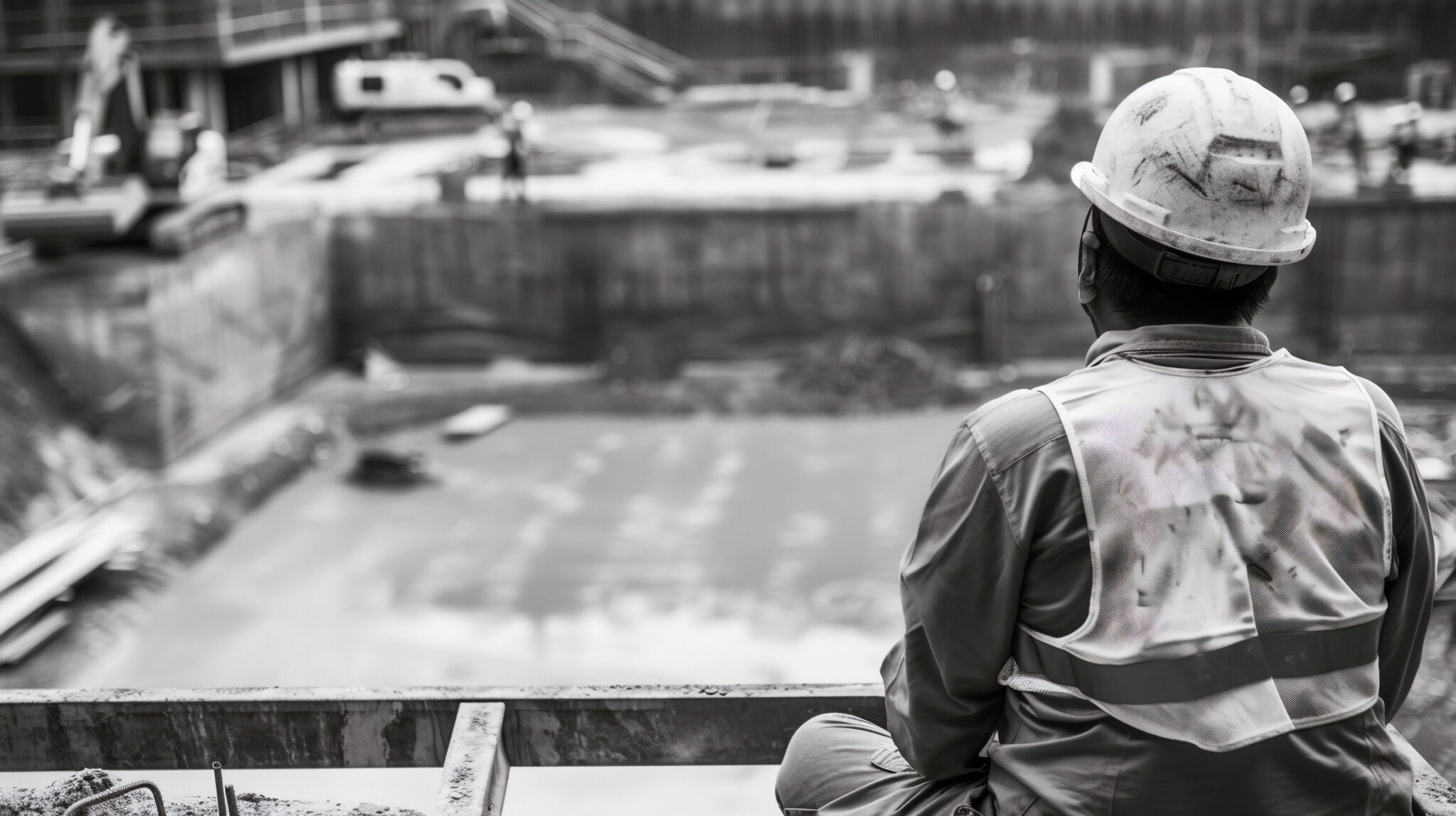 monochrome-scene-depicting-life-workers-construction-industry-site